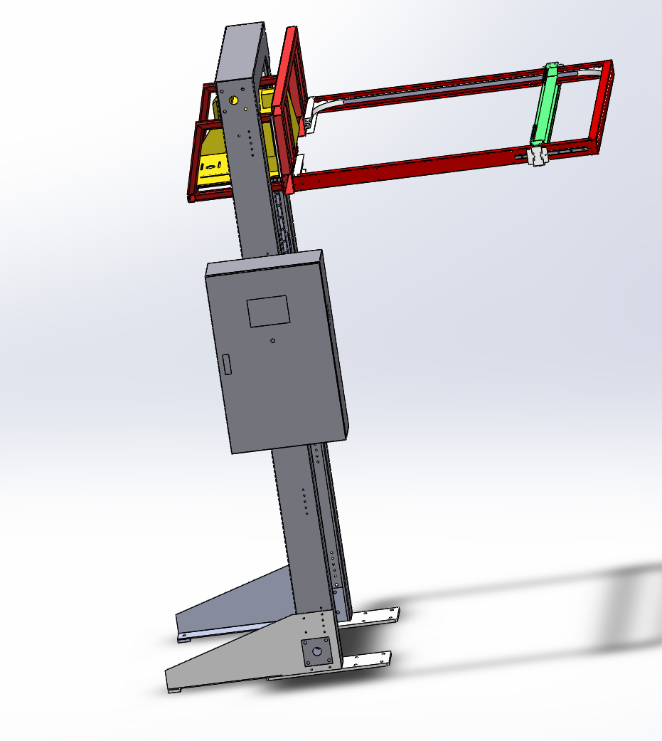 自动栈板水平穿剑式打包机